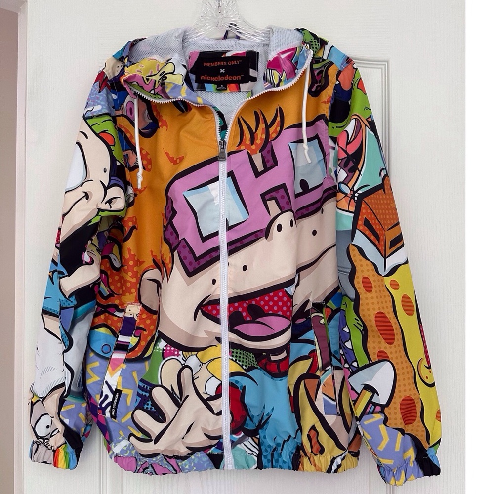 Members Only x Nickelodeon Windbreaker Jacket - Picture 2 of 15
